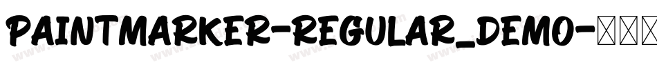 PaintMarker-Regular_Demo字体转换