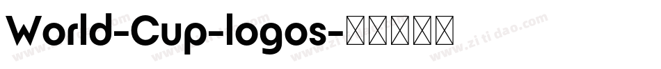 World-Cup-logos字体转换