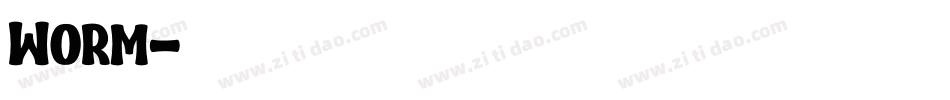 Worm字体转换