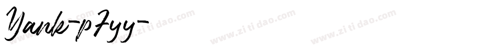 Yank-p7yy字体转换