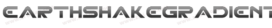 EarthshakeGradientItalic-wp02字体转换