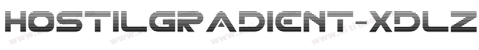 HostilGradient-XdlZ字体转换