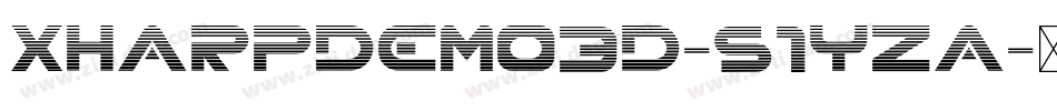 XharpDemo3D-51yza字体转换