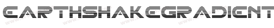 EarthshakeGradientItalic-wp02字体转换