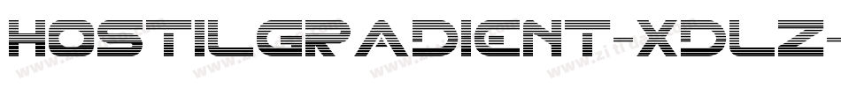 HostilGradient-XdlZ字体转换