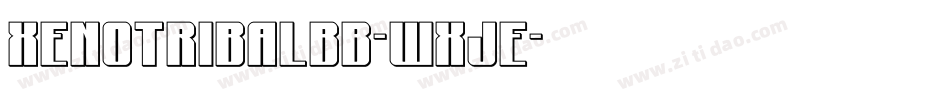 XenotribalBb-WXJE字体转换