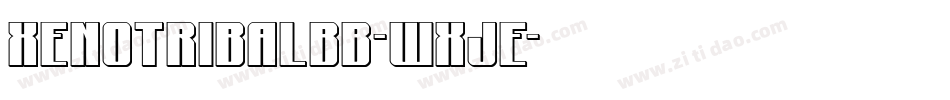 XenotribalBb-WXJE字体转换