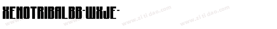 XenotribalBb-WXJE字体转换