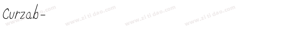 Curzab字体转换