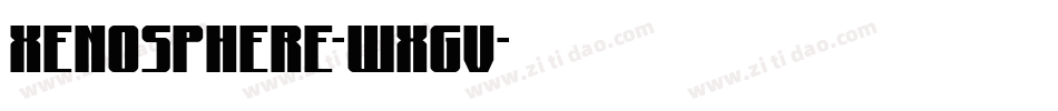 Xenosphere-WXgv字体转换