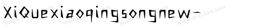 XiQuexiaoqingsongnew字体转换