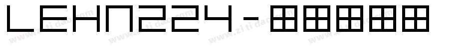 LEHN224字体转换