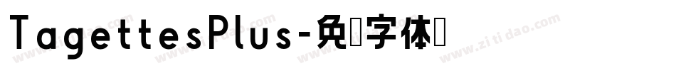 TagettesPlus字体转换