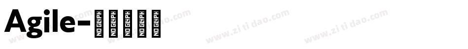 Agile字体转换