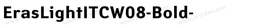ErasLightITCW08-Bold字体转换