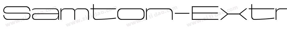 Samton-ExtraExtendedLight字体转换