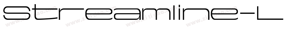 Streamline-LightExtended字体转换
