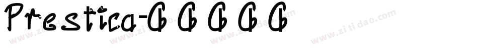 Prestica字体转换