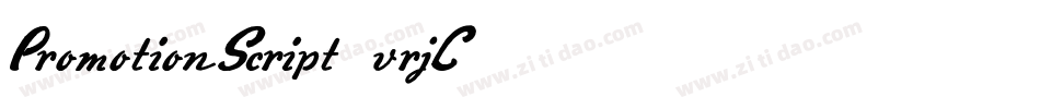PromotionScript-vrjL字体转换