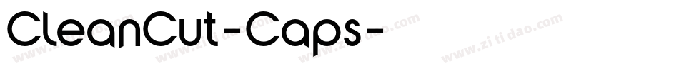 CleanCut-Caps字体转换