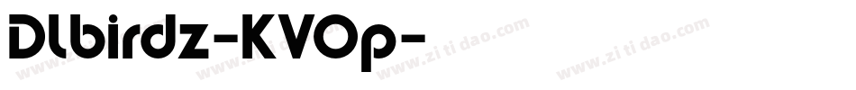 Dlbirdz-KVOp字体转换
