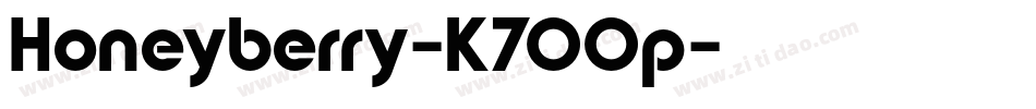 Honeyberry-K70Op字体转换