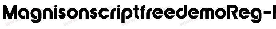 MagnisonscriptfreedemoReg-MVYOp字体转换