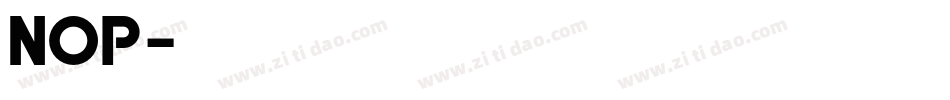NOP字体转换