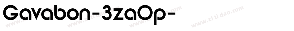 Gavabon-3zaOp字体转换