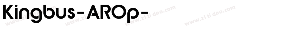 Kingbus-AROp字体转换