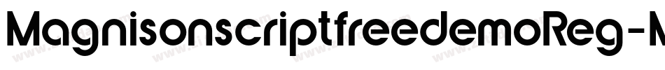 MagnisonscriptfreedemoReg-MVYOp字体转换