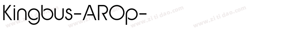 Kingbus-AROp字体转换