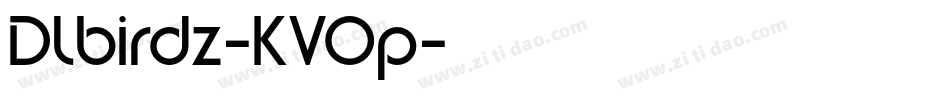 Dlbirdz-KVOp字体转换