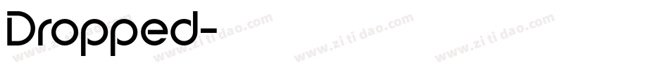 Dropped字体转换