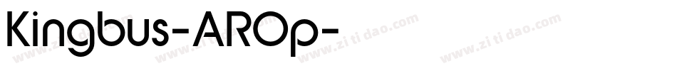 Kingbus-AROp字体转换