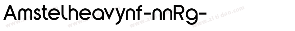 Amstelheavynf-nnRg字体转换