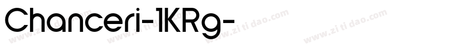 Chanceri-1KRg字体转换