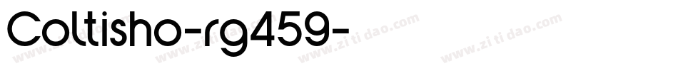 Coltisho-rg459字体转换