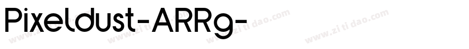 Pixeldust-ARRg字体转换