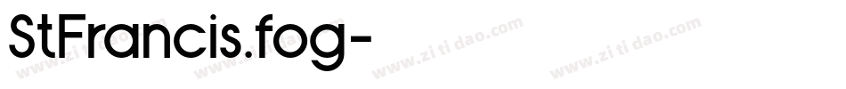 StFrancis.fog字体转换