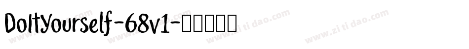 DoItYourself-68v1字体转换