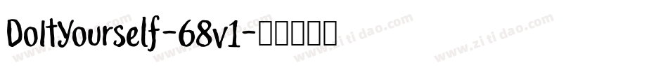 DoItYourself-68v1字体转换