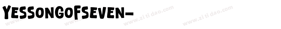 YesSongOfSeven字体转换