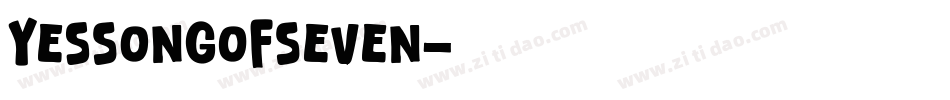 YesSongOfSeven字体转换