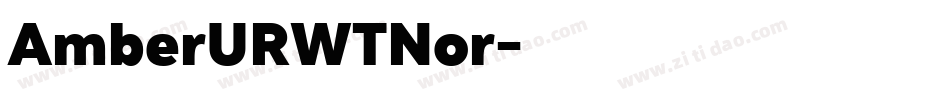AmberURWTNor字体转换