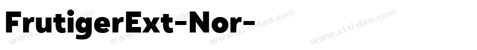 FrutigerExt-Nor字体转换 FrutigerExt-Nor字体转换