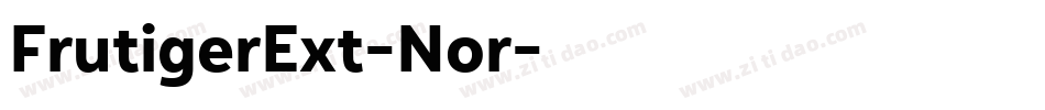 FrutigerExt-Nor字体转换 FrutigerExt-Nor字体转换