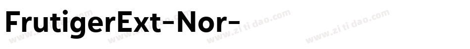 FrutigerExt-Nor字体转换 FrutigerExt-Nor字体转换