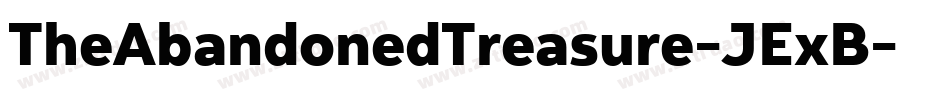TheAbandonedTreasure-JExB字体转换