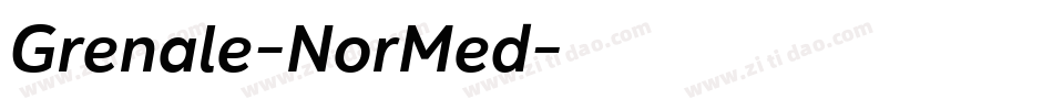 Grenale-NorMed字体转换